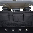 9 Pocket Car Cargo Net Organizer Hanging Seat Back Storage Organizer Bags Black