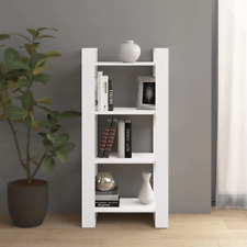 Nnevl Book Cabinetroom Divider White 60x35x125 Cm Solid Wood