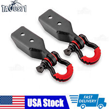 Fit 2007-2021 Toyota Tundra Tow Hook 34 D-ring Shackles Bracket Receiver Kit