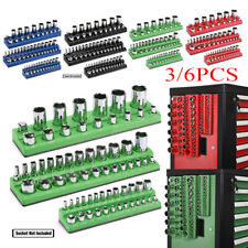 36x Magnetic Socket Organizer Storage Holder Set 14 38 12 Metric Sae Color