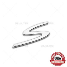 20 Silver Porsche 911 Taycan S Logo Letters Rear Badge Liftgate Emblem Deck Lid