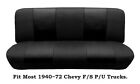 Black Mesh Bench Seat Cover Fit Most 194072 Chevy Full Size Trucks Models