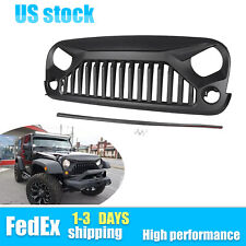 For 2007-2018 Jeep Wrangler Jk New Angry Bird Black Front Grill Grille