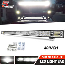 12203240 Inch Led Light Bar Spot Flood Tri-row Work Light For Truck Off-road