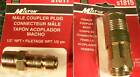 2pc Big 12 Milton Air Hose Coupler Set Made In Usa Solid Steel Quick G Inch