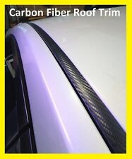 For 2011 Mitsubishi Lancer Evo Black Carbon Fiber Roof Top Trim Molding Kit