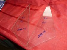 1965 1966 Ford Mustang Right And Left Carlite Clear Wing Vent Glass Only 65 66