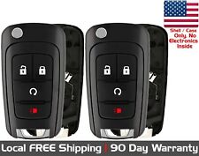 2x New Replacement Key Fob Remote Shell Case For Select Chevrolet Buick
