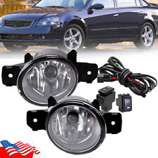For Nissan Altima 2005-2006 Front Bumper Fog Light Lamp Wiring Switch Relay Kit