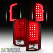 Red 2002-2006 Dodge Ram 1500 03-06 Ram 2500 3500 Led Bar Tail Lights Brake Lamps