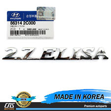 Genuine Emblem 2.7 Elisa For 2001-2008 Hyundai Tiburon Tuscani 863142c000