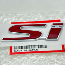 New Red Si Emblem For Honda Civic Si 2dr 4dr Trunk Rear Badge Sticker