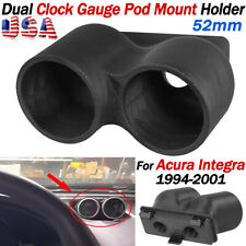 Lhd Dual Clock Gauge Pod Mount 52mm For 1994-2001 Acura Integra Ls Rs Gs Gs-r