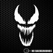 Venom Decal Sticker Bike Helmet Car Truck Window Motorcycle Marvel Skull 2pk Usa