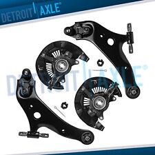 Awd Front Knuckles Wheel Hub Lower Control Arms For 2008-2013 Toyota Highlander