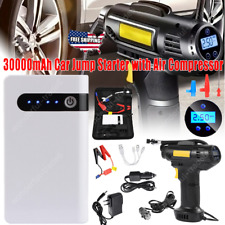 30000mah Car Jump Starter With Air Compressor Power Bank Battery Charger Box Usa