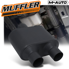 Black 2.5inletdual 2.25outlet Race Performance Single Chamber Exhaust Muffler