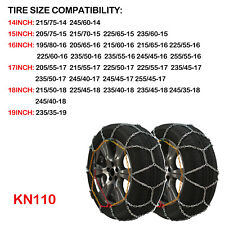 Universal Thickened Metal Car Snow Chains For Vans Truck Suv Car 14inch - 19inch