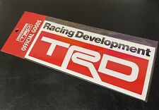Official Toyota Racing Development Trd Sticker Large Imported From Japan