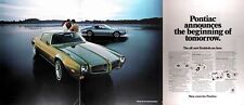 1970 Pontiac Firebird Esprit Formula 400 Genuine Vintage Ad Free Shipping