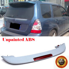 Rear Trunk Spoiler Boot Wing With Light Refit Fit For Subaru Forester 2006-2007
