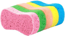 Car Wash Sponges Kitchen Cleaning Sponges Scrubber Random 3-color Mix