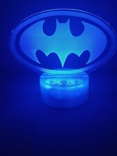 3d Batman Logo Multi Color Changing Led Acrylic Lamp Battery Or Plug Operated