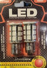 Street Glow 2-pack 1156 Red Smd Led Brake Tail Bulbs