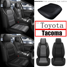 Frontrear 25seat Covers Pu Leather For Toyota Tacoma Crew Cab 4-door 2007-2023