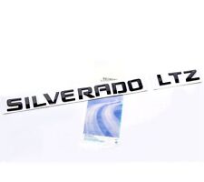Genuine Silverado Ltz Emblem Badge For 2500hd 3500 Chevrolet Y Glossy Black