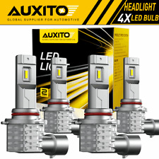 4x Auxito 9005 9006 Led Headlight Bulbs High Low Beam Kit Extremely White M4 Eoa