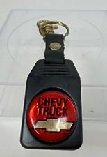 Vintage Chevy Truck Keychain W Lobster Claw Clasp Clip Key Ring