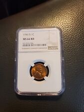 1946-s Lincoln Wheat Cent 1c - Ngc Ms66rd - Red