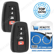 2x Remote Key Fob Silicone Skin 4btn Cover For Toyota Camry Hyq14fbc