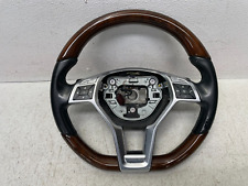2013-2016 Mercedes Sl400 Sl550 R231 Wood Steering Wheel Wswitches 1317 Oem