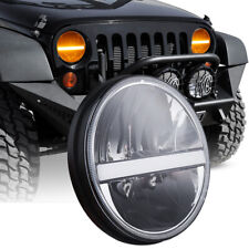 For Jeep Wrangler Jk Lj Tj Cj 7 Round Newest Led Headlight Headlamp Sealed Beam