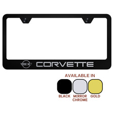 Chevrolet Corvette C4 Laser Etched Logo License Plate Frame Official Licensed
