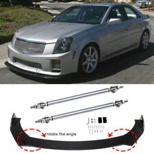 For Cadillac Cts Cts-v Front Bumper Lip Body Kit Spoiler Splitter Strut Rods