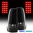 Fit 2003-2006 Chevy Silverado 1500 2500hd Led Tail Lights Stop Lamp Glossy Black