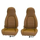 Fits 1990-1996 Mazda Miata Pair Of Front Seat Covers For Standard Seats Tan