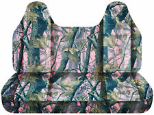 Camoufalge Seat Covers Fits 94-01 Dodge Ram 1500 Front Bench W Molded Headrest