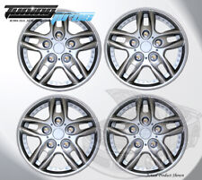 Silver 14 Inches 515 Pop On Hubcap Wheel Rim Skin Covers 14 Inch 4pcs