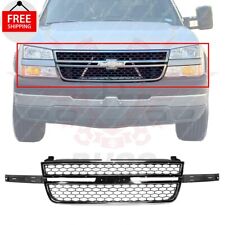 New Front Grille Chrome Gray For 2003-2006 Chevrolet Silverado 2500 Hd 3500