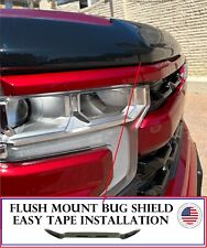 Bug Shield Hood Protector Tape On Smoked Deflector For Nissan Frontier 2022-2023
