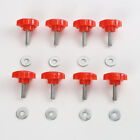 Red Hard Top Quick Removal Tee Knobs Kit For 1995 Jeep Wrangler Yj Tj Jk 2door