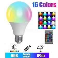 Led Light Bulb 2700-6500k Rgb Rgbw Dimmable Lamp Remote Control 16 Color Change