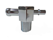 Intake Manifold Vacuum T Tee Fitting Chrome Aluminum 12 - 14 A6