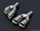Staggered Exhaust Muffler Tips Dual 3 L R Quad Set 2.25 Id 9.5 Long