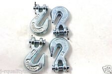 4- G70 14 Clevis Slip Hooks F Atv Quad Winch Cable Chain Hook Tie Down Towing