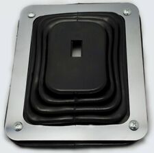 Universal Hurst Style Rubber Shifter Boot Chrome Plate 5 58 X 6 34 9630
